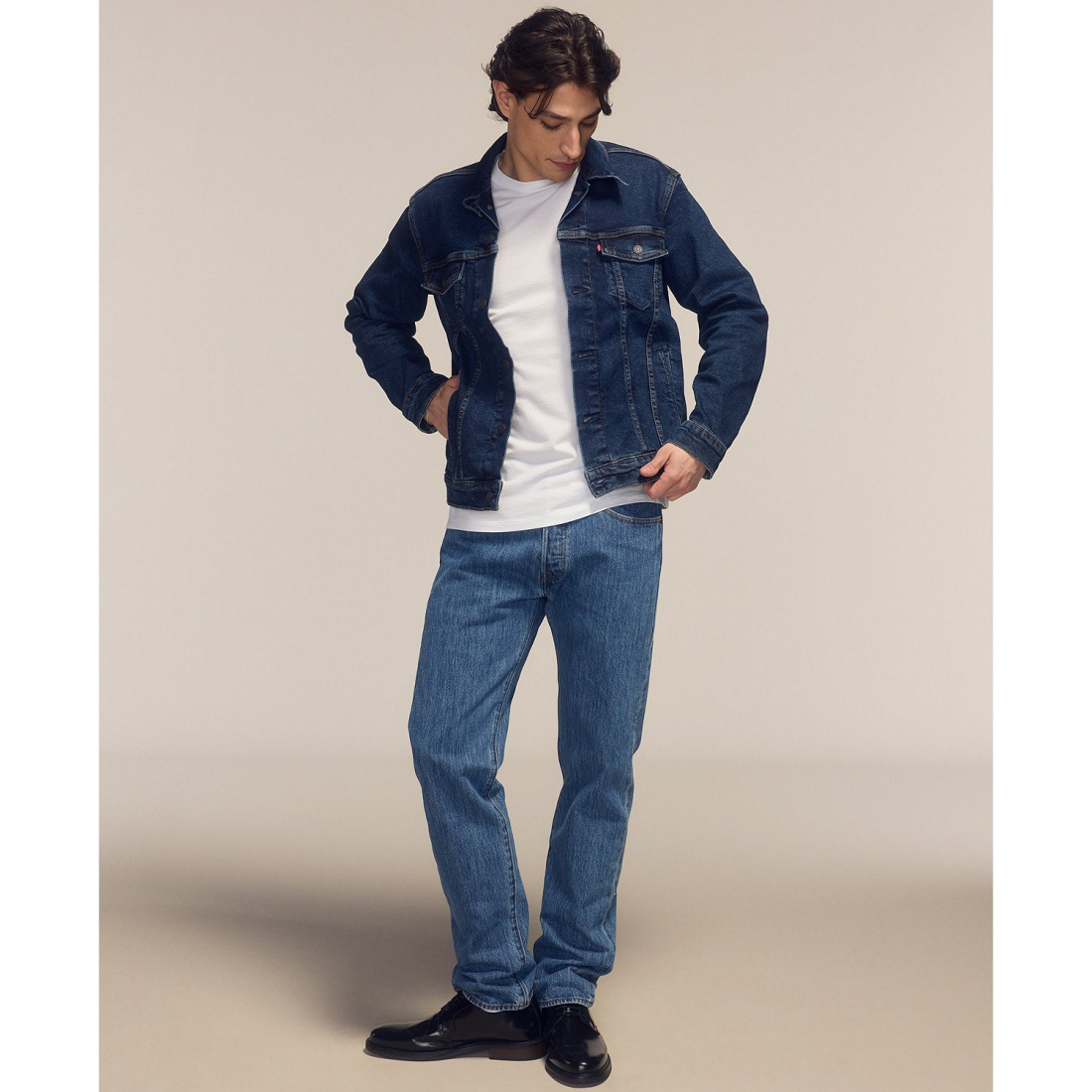 '501® Original-Fit Button Fly Non-Stretch Jeans' pour Hommes