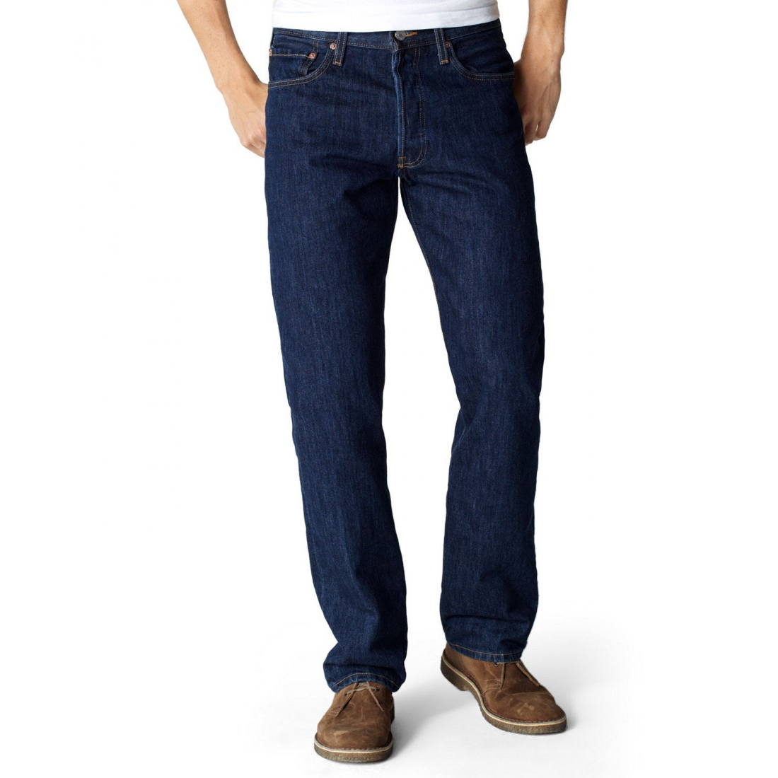 '501® Original-Fit Button Fly Non-Stretch Jeans' pour Hommes