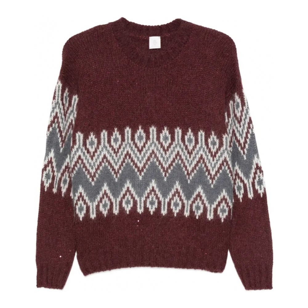 'Fairisle-Pattern' Pullover für Damen