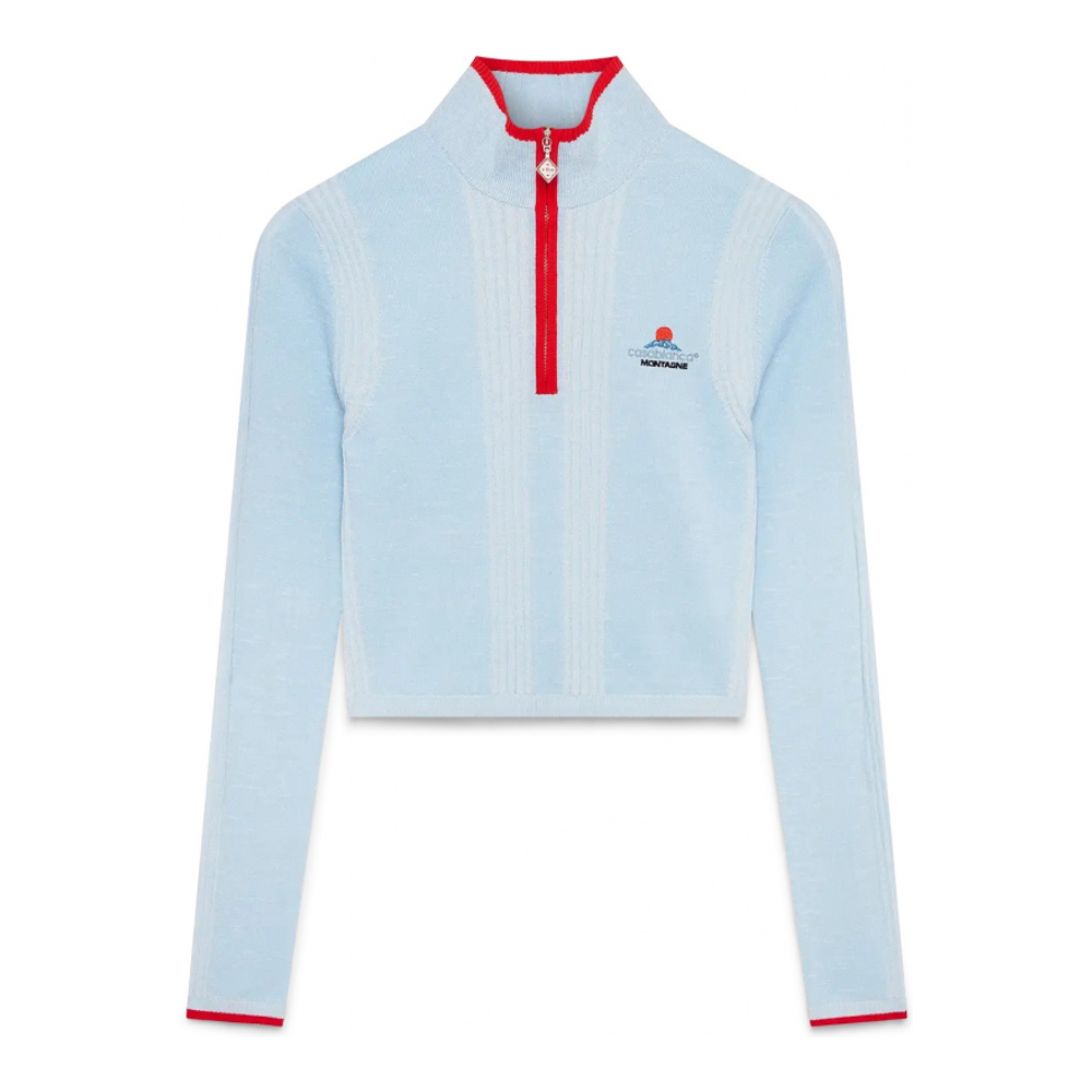 'Base Layer Ski' Crop Top für Damen