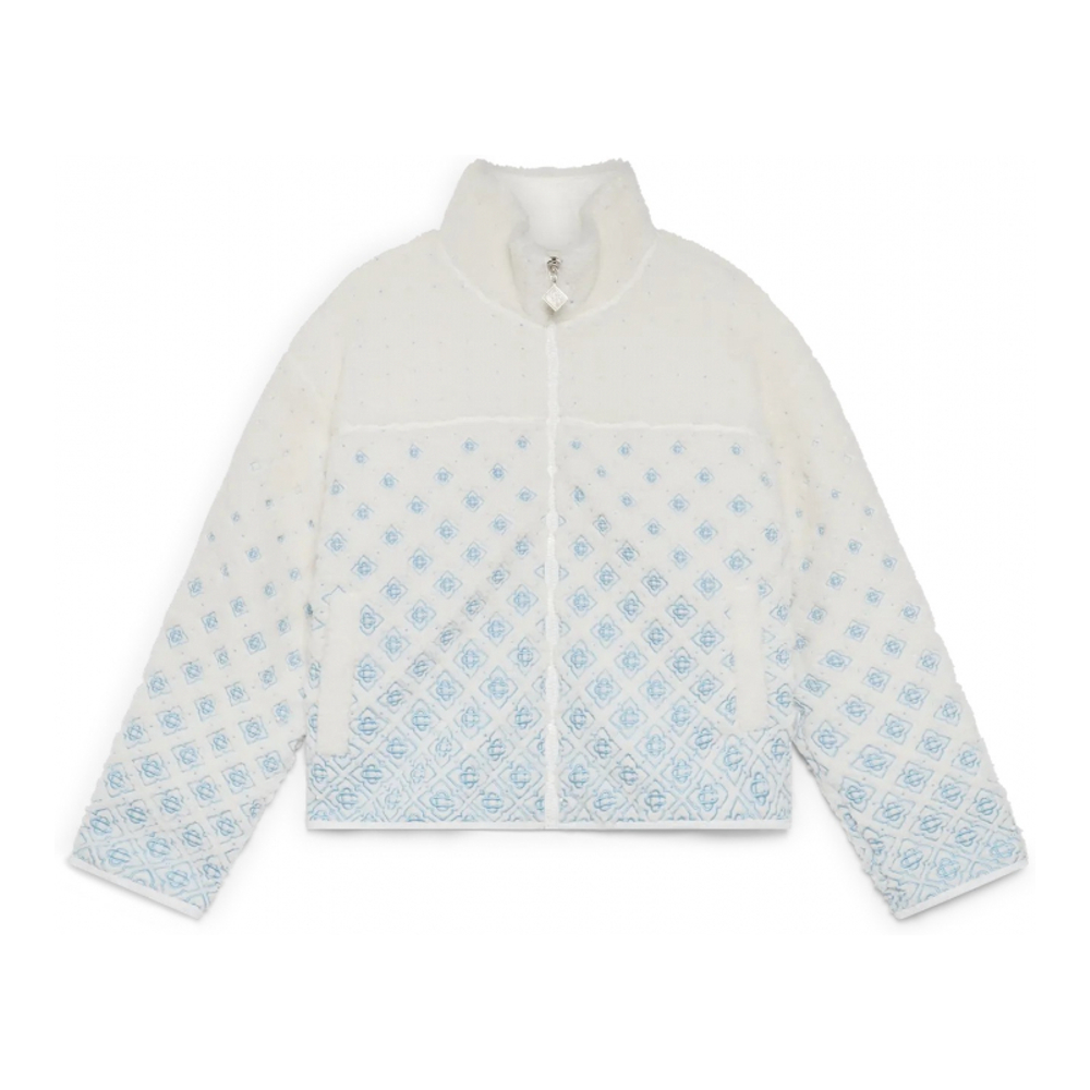 'Embroidered Gradient Monogram Cropped Ski' Jacke für Damen