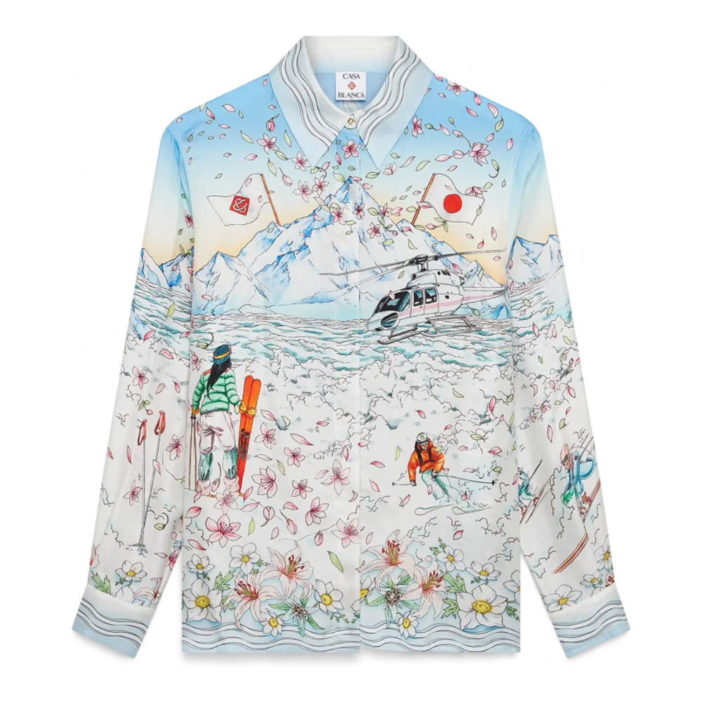 Women's 'L'Hiver Fleuri' Shirt