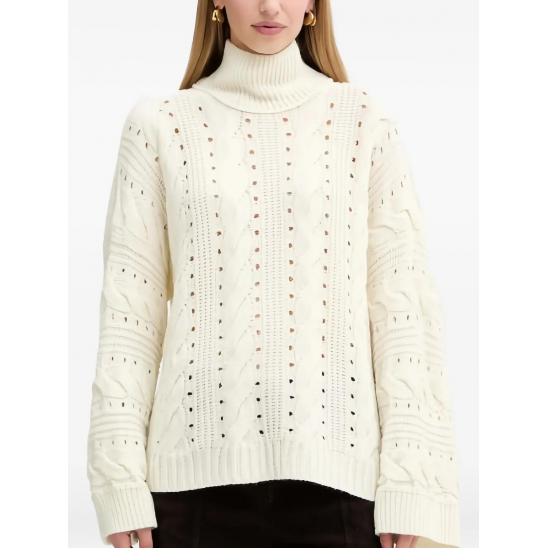 Pull 'Cable-Knit' pour Femmes