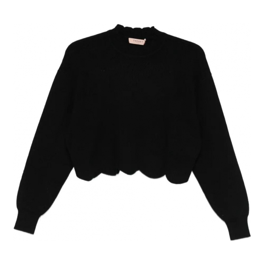 Women's 'Scalloped-Hem' Sweater