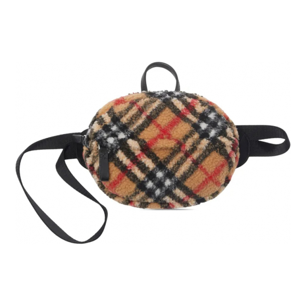 Boy's 'Checked Fleece' Belt Bag