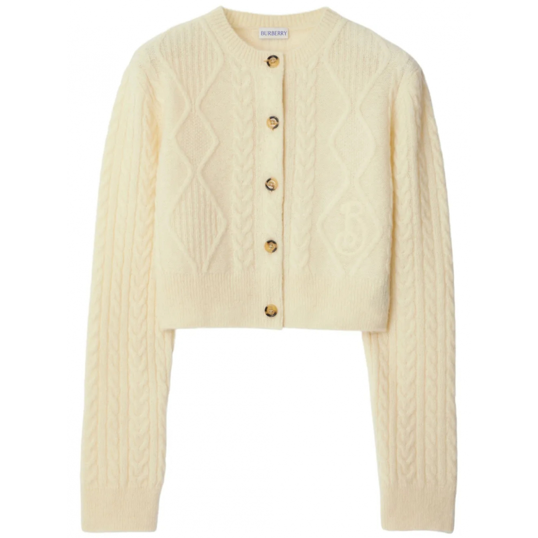 Cardigan 'Cropped Aran-Knit' pour Femmes