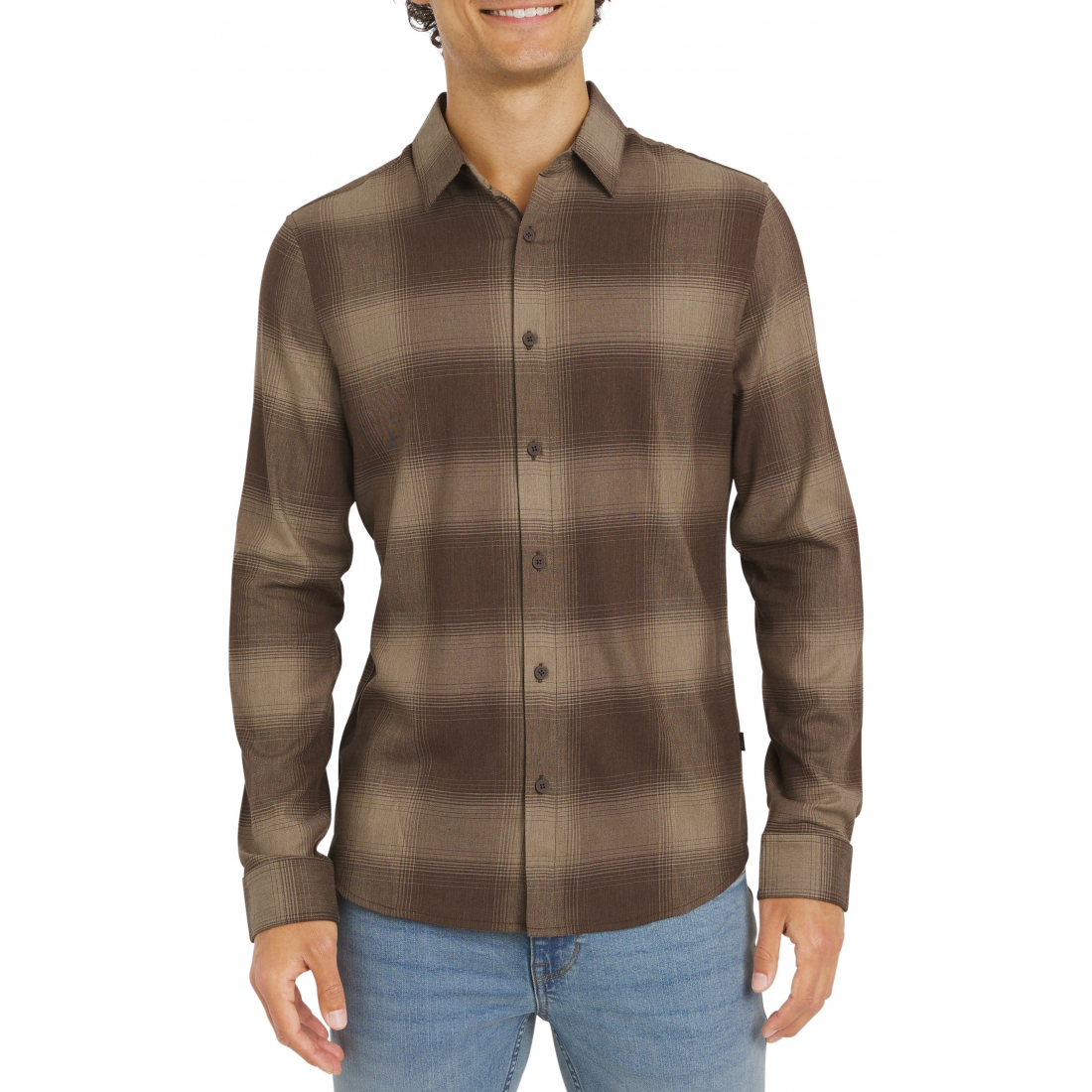 'Plaid Button-Up' Hemd für Herren