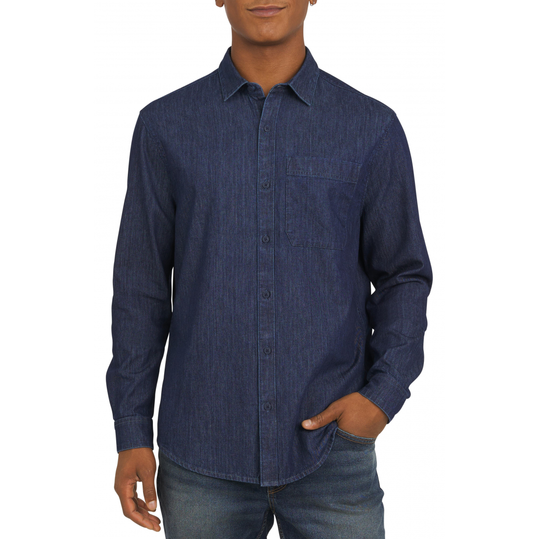 'Kingston Cotton Button-Up' Hemd für Herren
