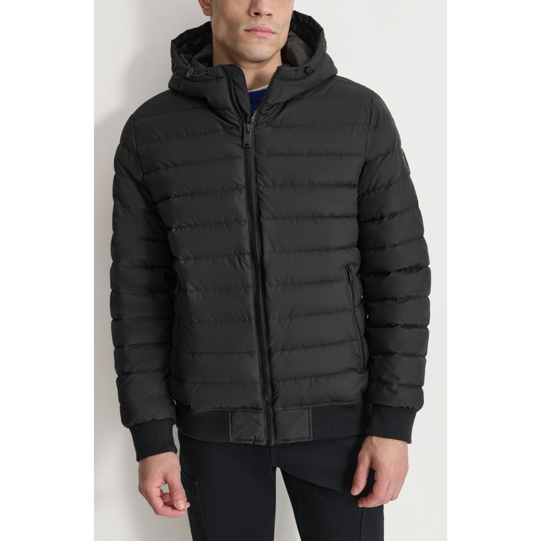 Veste matelassée 'Rubberized Front Zip' pour Hommes