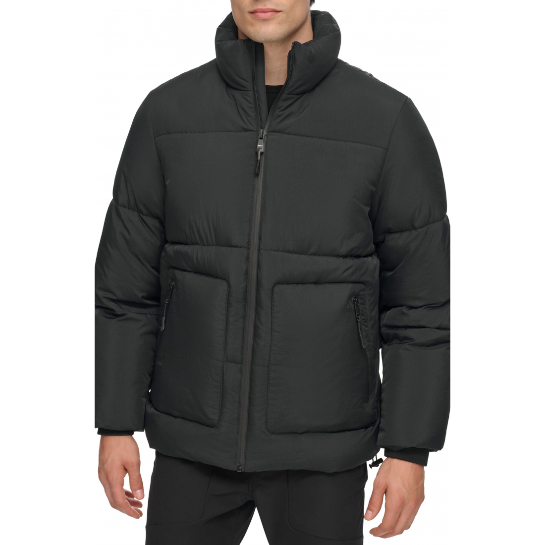 'Zip Front' Gesteppte Jacke für Herren