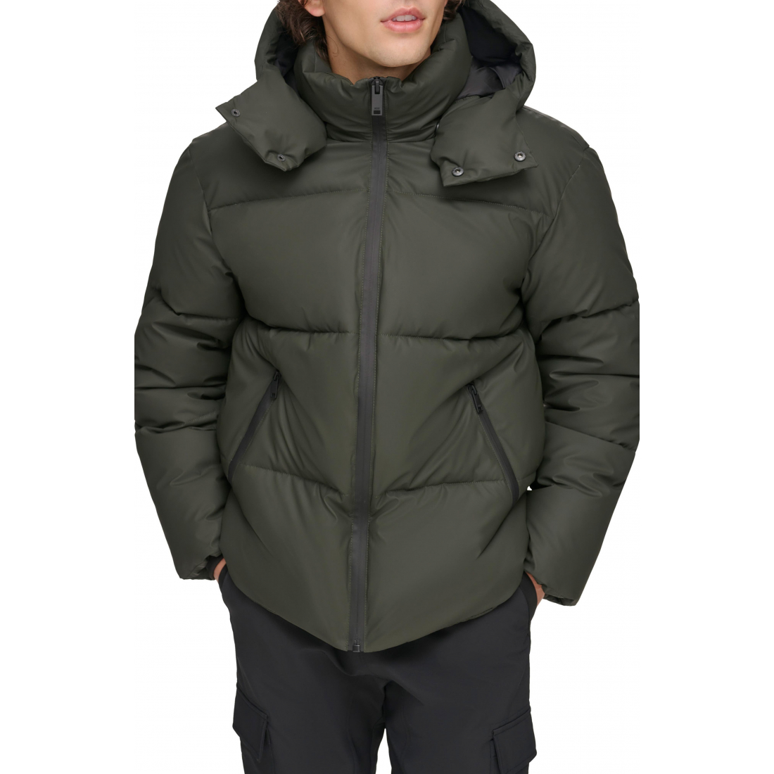 Veste matelassée 'Rubberized Front Zip' pour Hommes