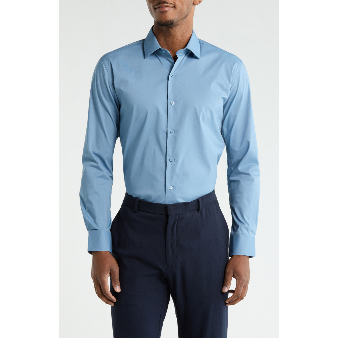 Chemise 'Steel Solid Stretch Dress' pour Hommes
