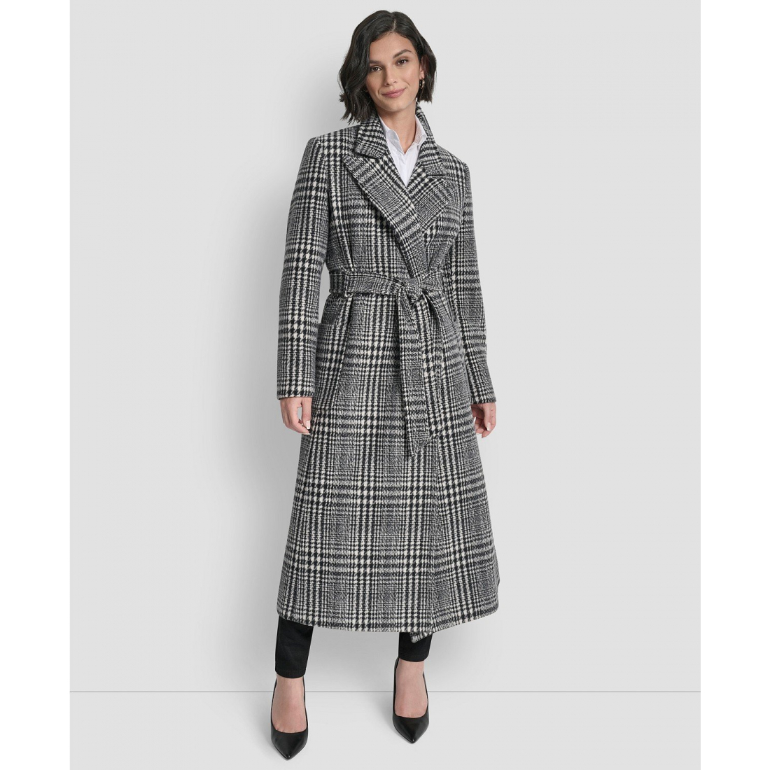 Manteau à ceinture 'Notch Collar' pour Femmes