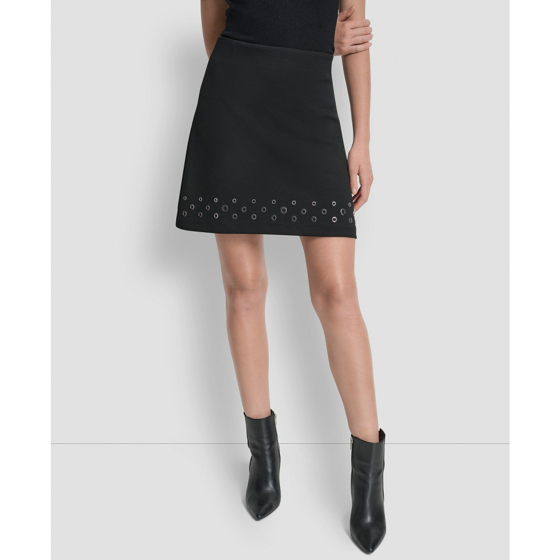 Mini Jupe 'Grommet Hem Detail' pour Femmes