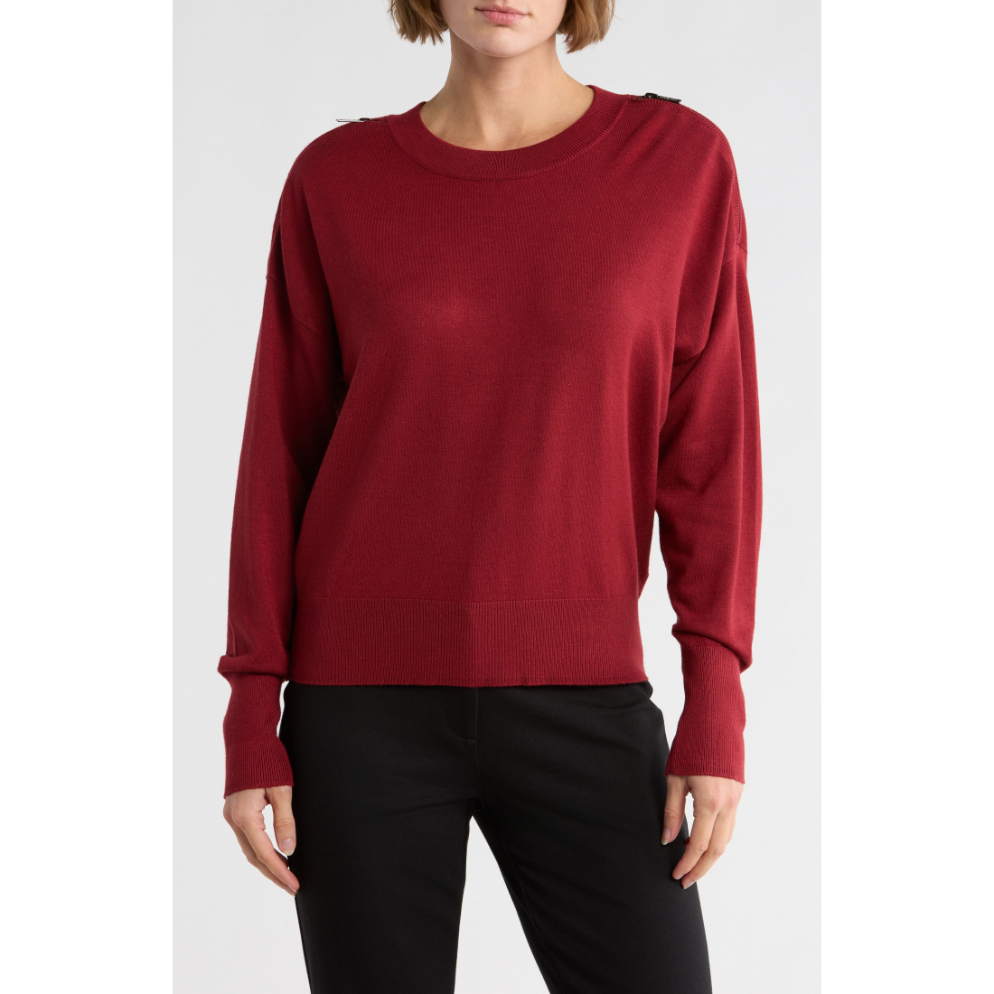 Pull 'Zip Trim' pour Femmes