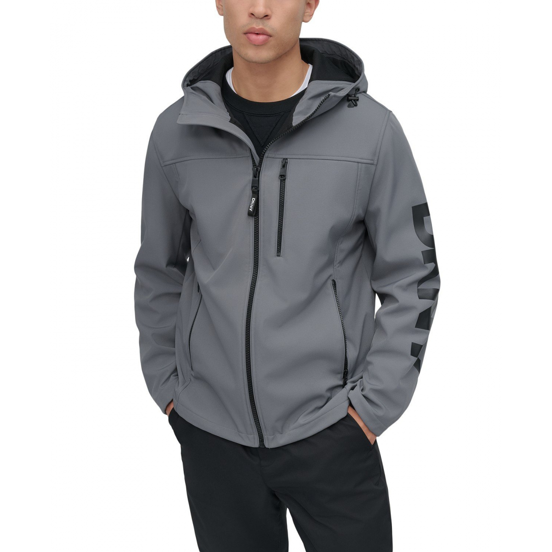 Veste de Survêtement 'Zip-Front Hooded Logo' pour Hommes