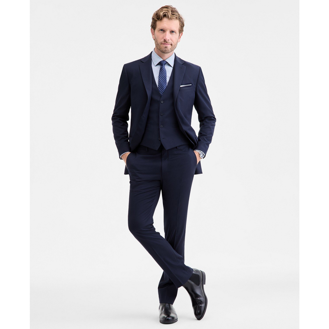 Men's 'Modern-Fit Vested Nested' Suit