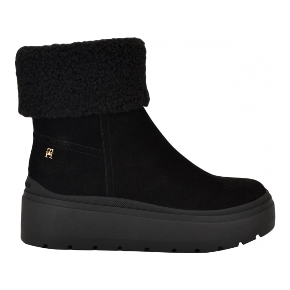Bottes à plateforme 'Peleiz Faux Shearling Cuff' pour Femmes