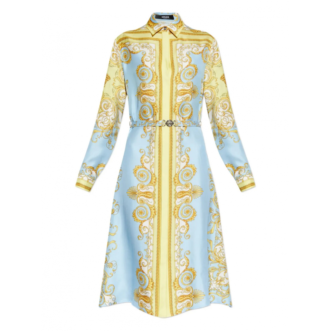 'Medusa-Buckle Printed' Midi Kleid für Damen