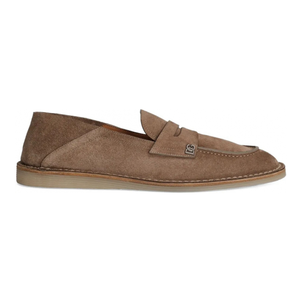Men's 'Logo-Plaque Penny' Loafers