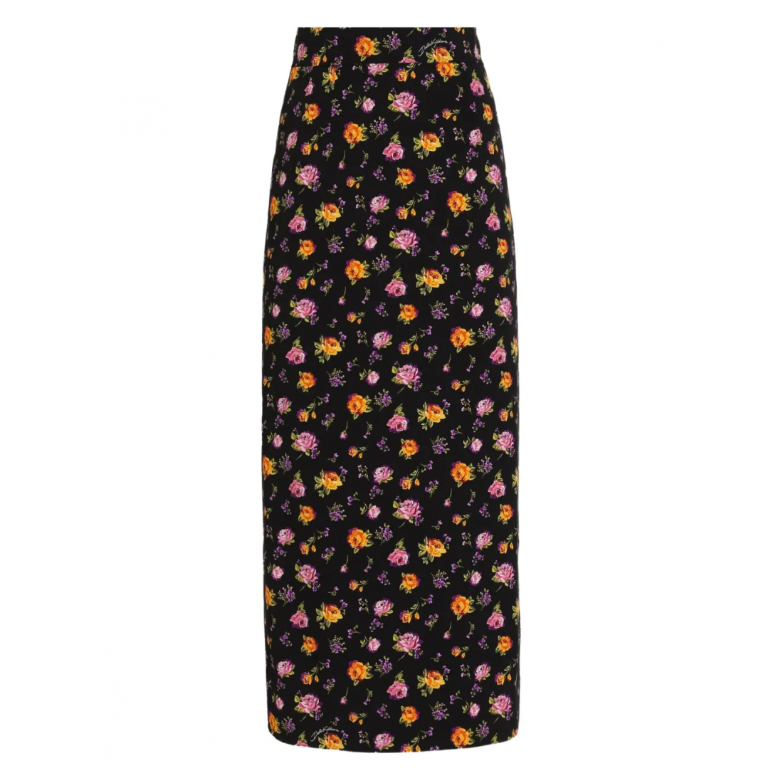 Women's 'Floral Slit' Midi Skirt