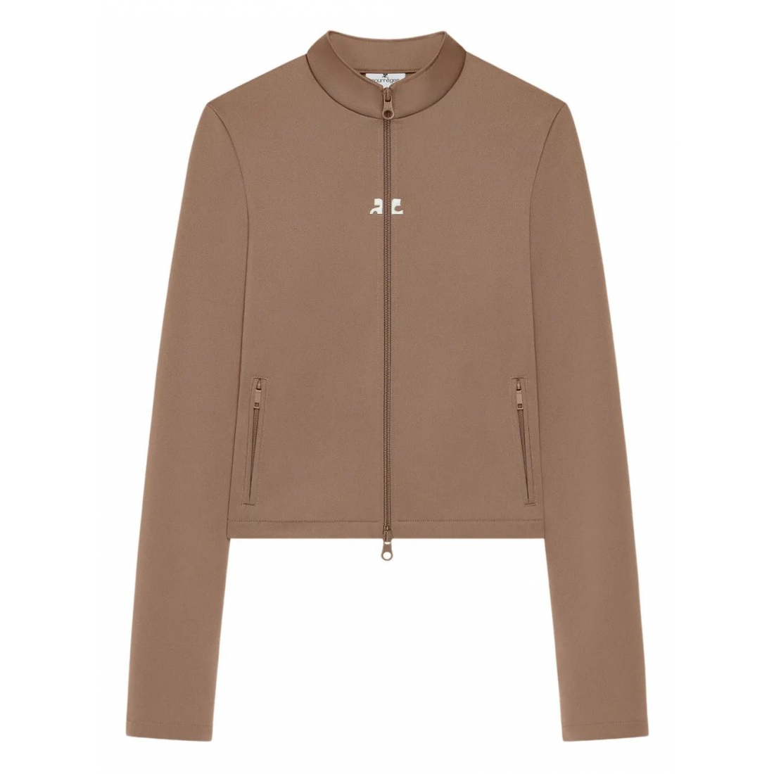 'Zip-Up Cropped' Jacke für Damen