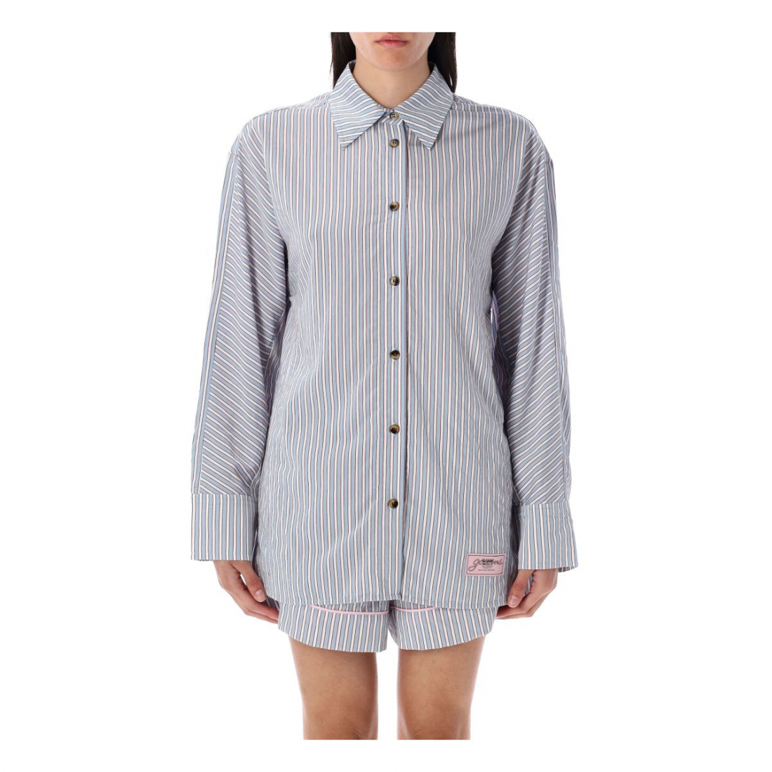 Chemise de pyjama 'Candy Striped' pour Femmes