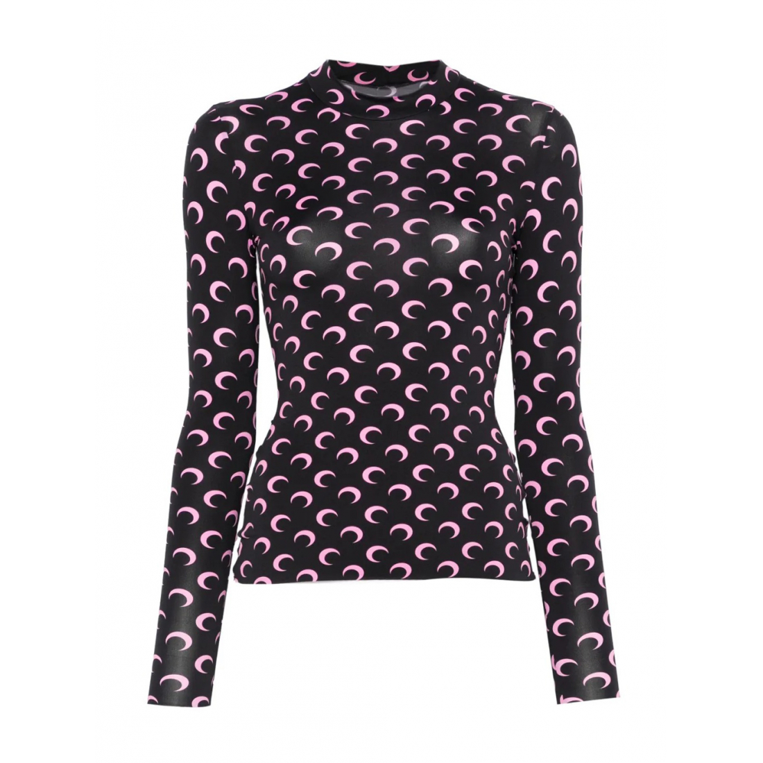 Top 'Moon Printed Highneck' pour Femmes