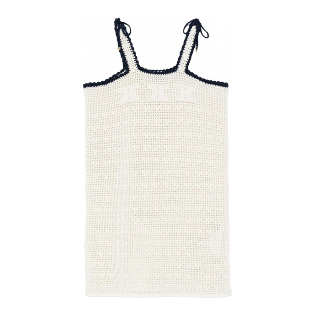 Robe mini 'Triomphe Mini Dress In Crocheted' pour Femmes