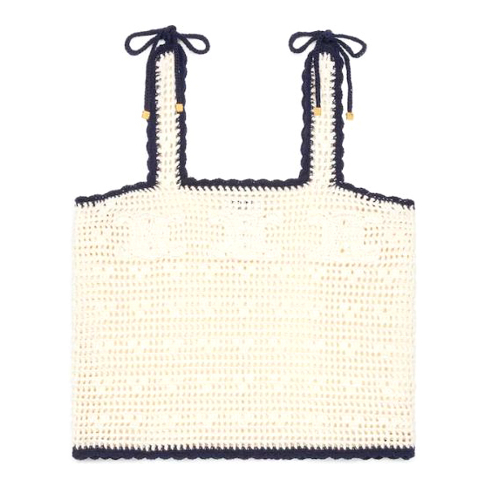 Crop Top 'Triomphe Crop Top In Crochetted' pour Femmes
