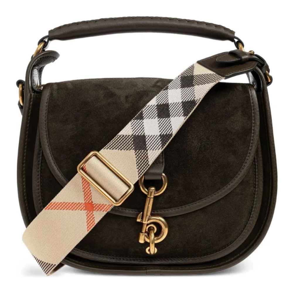 'Small B Clip Check-Strap' Tote Handtasche für Damen