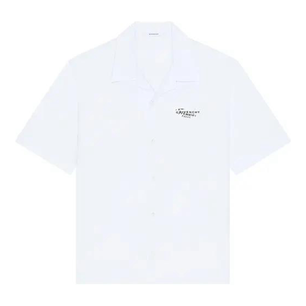 'Stamp Print' Hemd für Herren