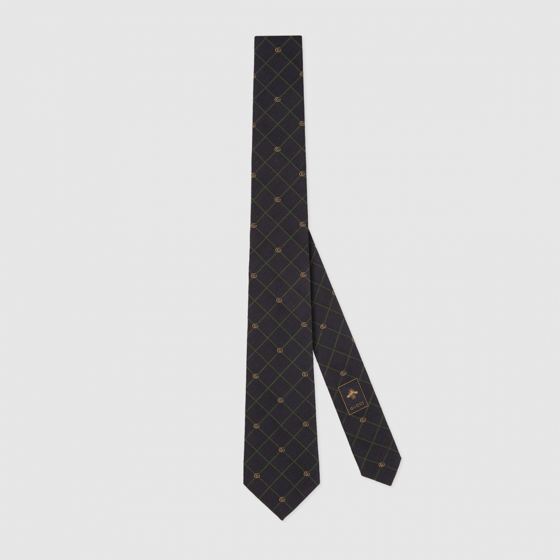 Men's 'Double G And Check' Tie