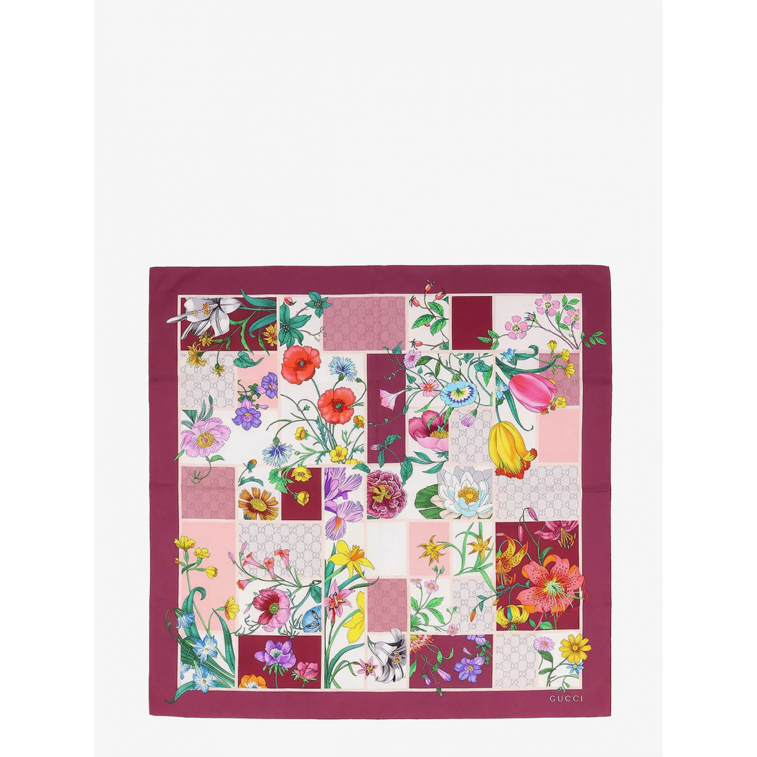 Women's 'Mini Block Flora' Scarf