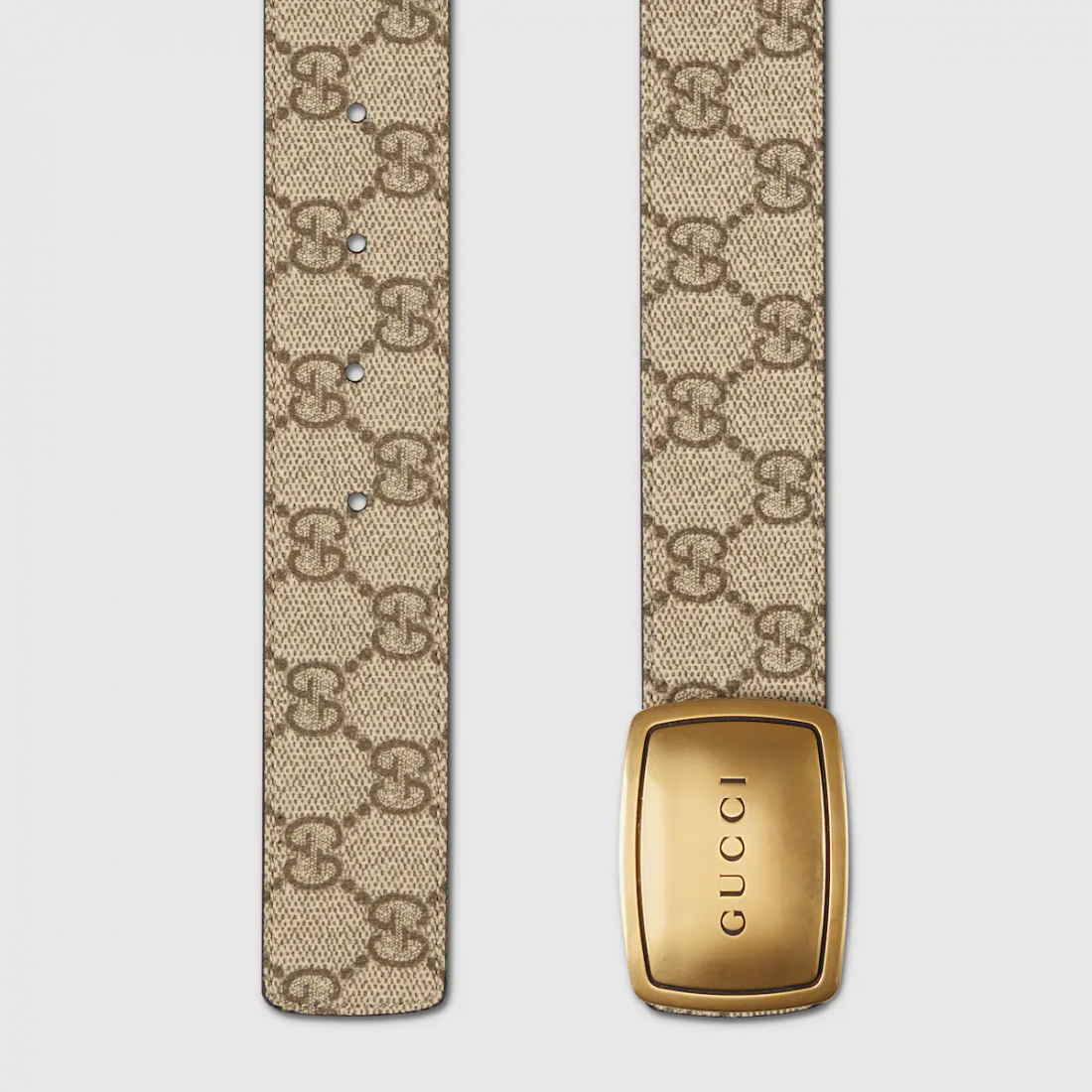 Ceinture 'Plaque Buckle' pour Hommes