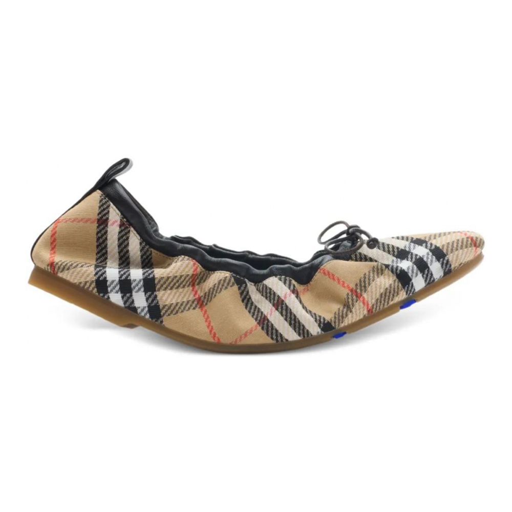 Women's 'Check Fawn' Ballerinas
