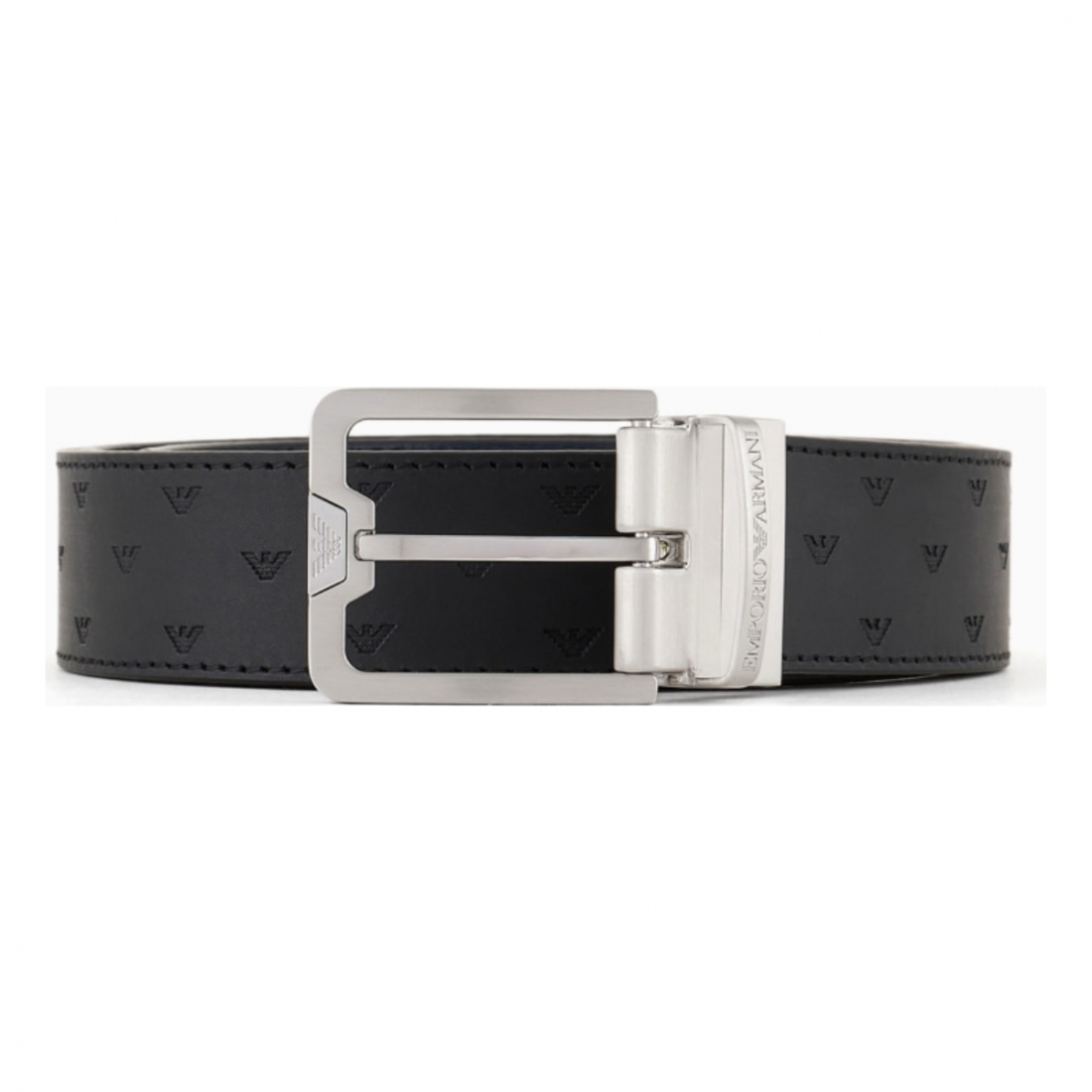 Ceinture 'Reversible With All-Over Embossed Eagle' pour Hommes