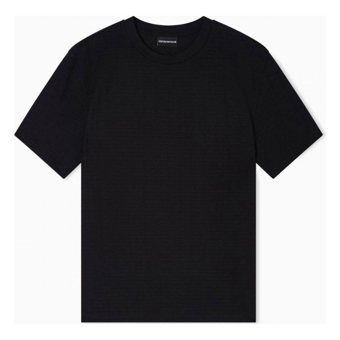 'All-Over Jacquard Lettering' T-Shirt für Herren