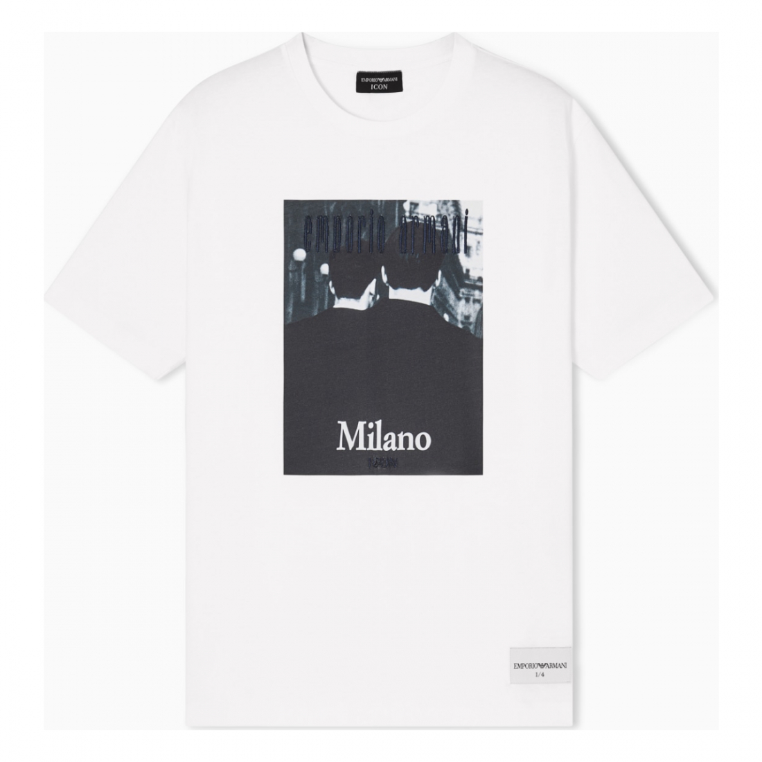 Men's 'Icon With Photographic Print And Embroidery' T-Shirt