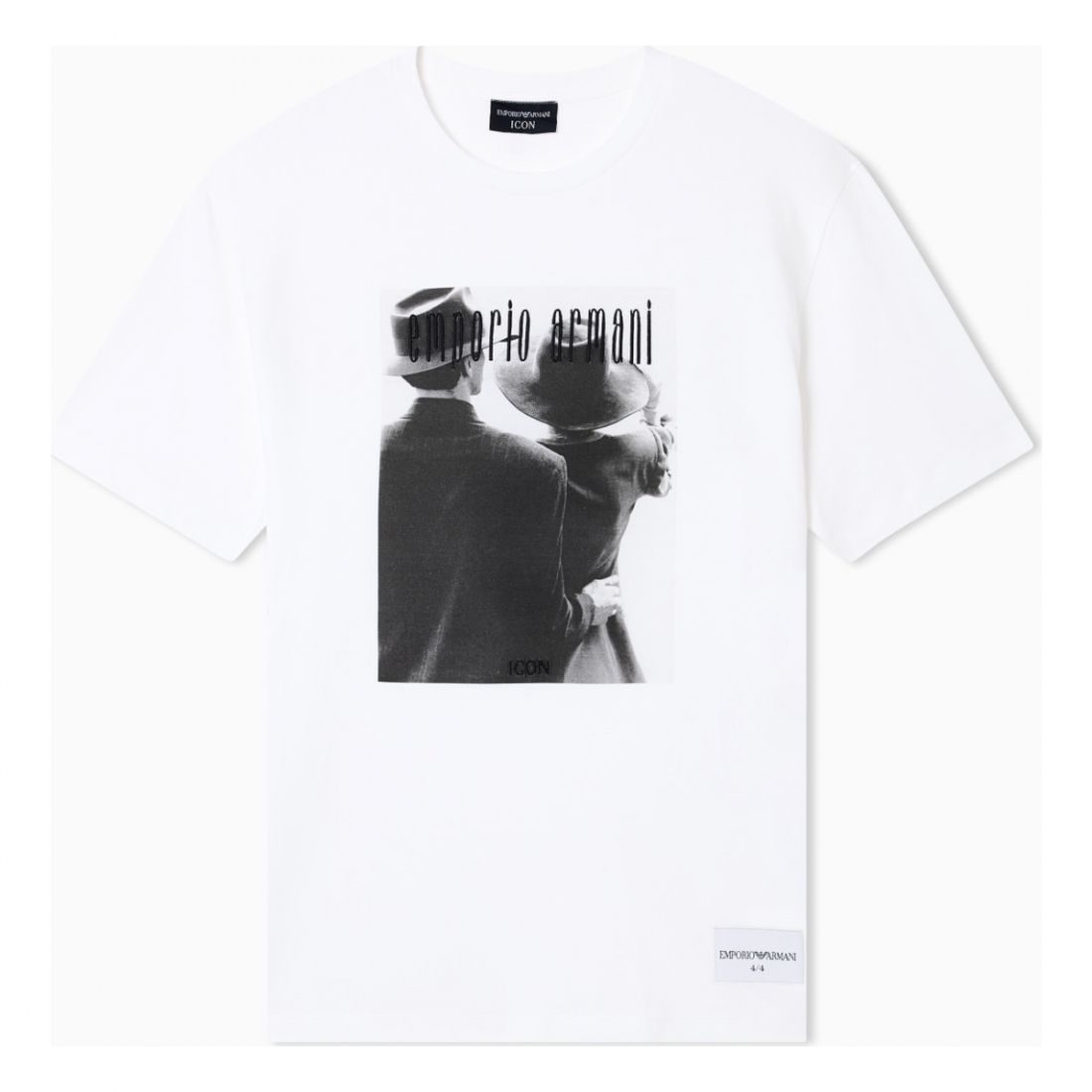 Men's 'Icon With Photographic Print And Embroidery' T-Shirt