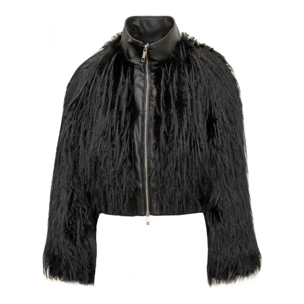 'Furry-Detailed' Jacke für Damen