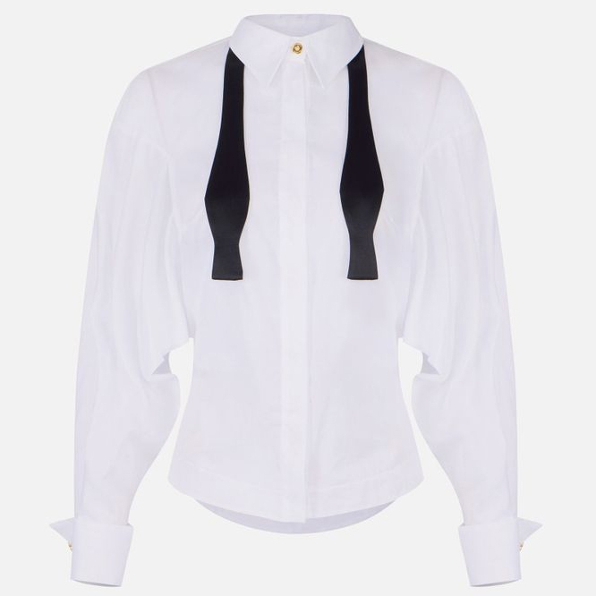 Chemise 'With Bow Tie' pour Femmes