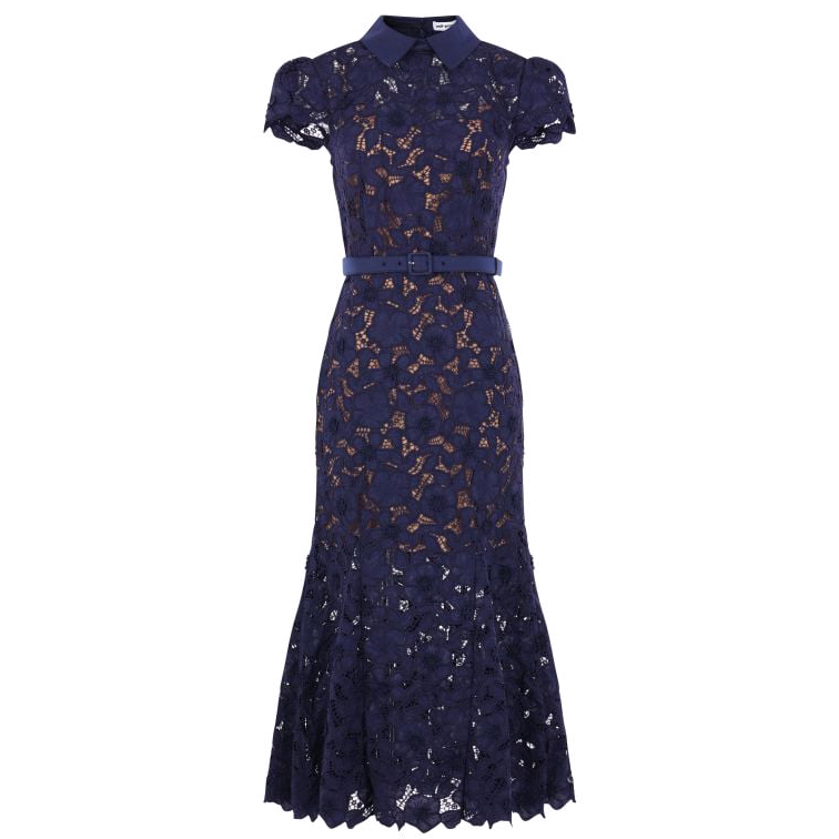 Women's 'Guipure' Midi Dress