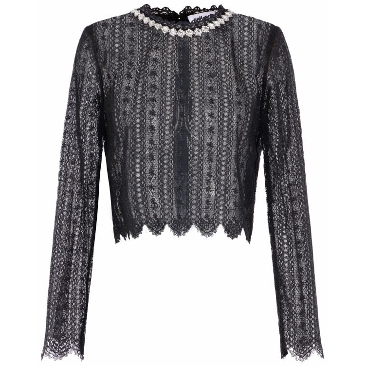 Top à manches longues 'Lace' pour Femmes