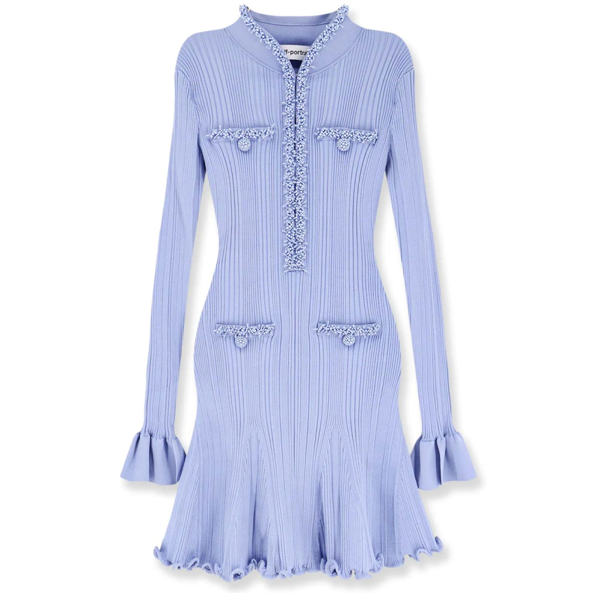 Women's 'Ribbed Knitted' Mini Dress