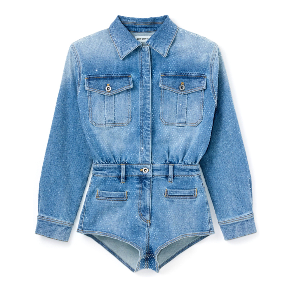 Combi-short 'Denim' pour Femmes