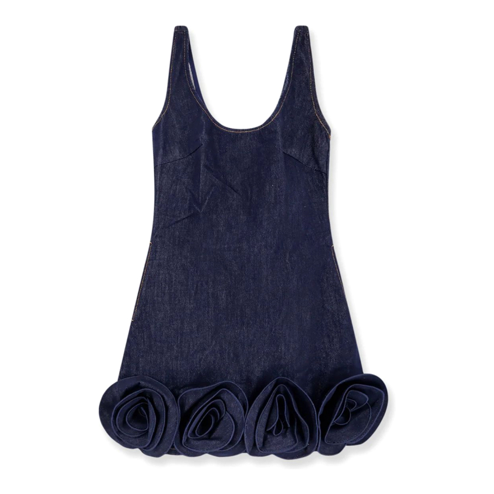 Women's 'With 3D Flowers' Mini Dress