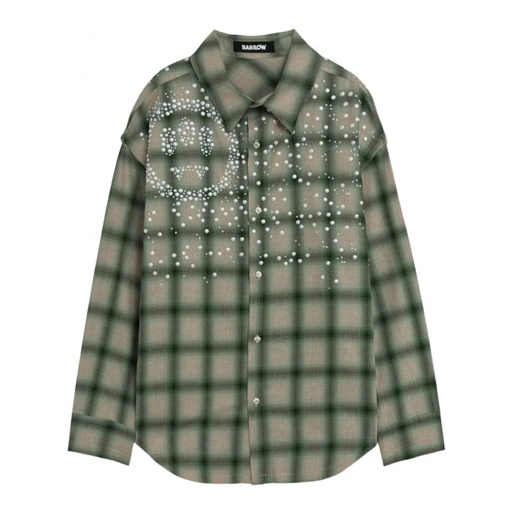 Chemise 'Check Studded' pour Hommes