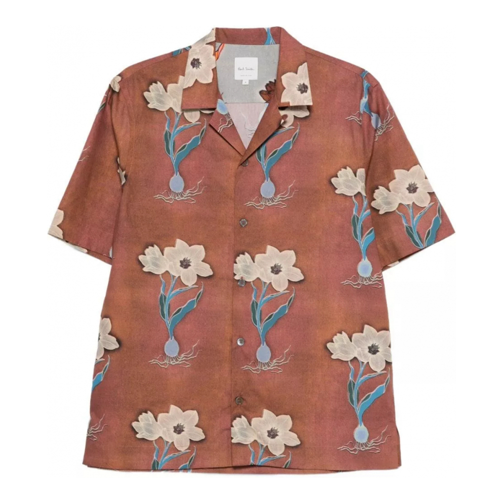 'Printed' Kurzärmeliges Hemd für Herren