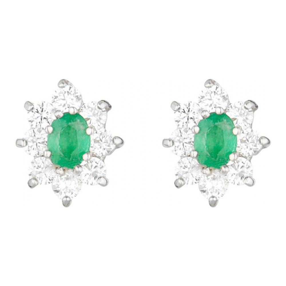 Boucles d'oreilles 'Nuit Etoilée Verte' pour Femmes